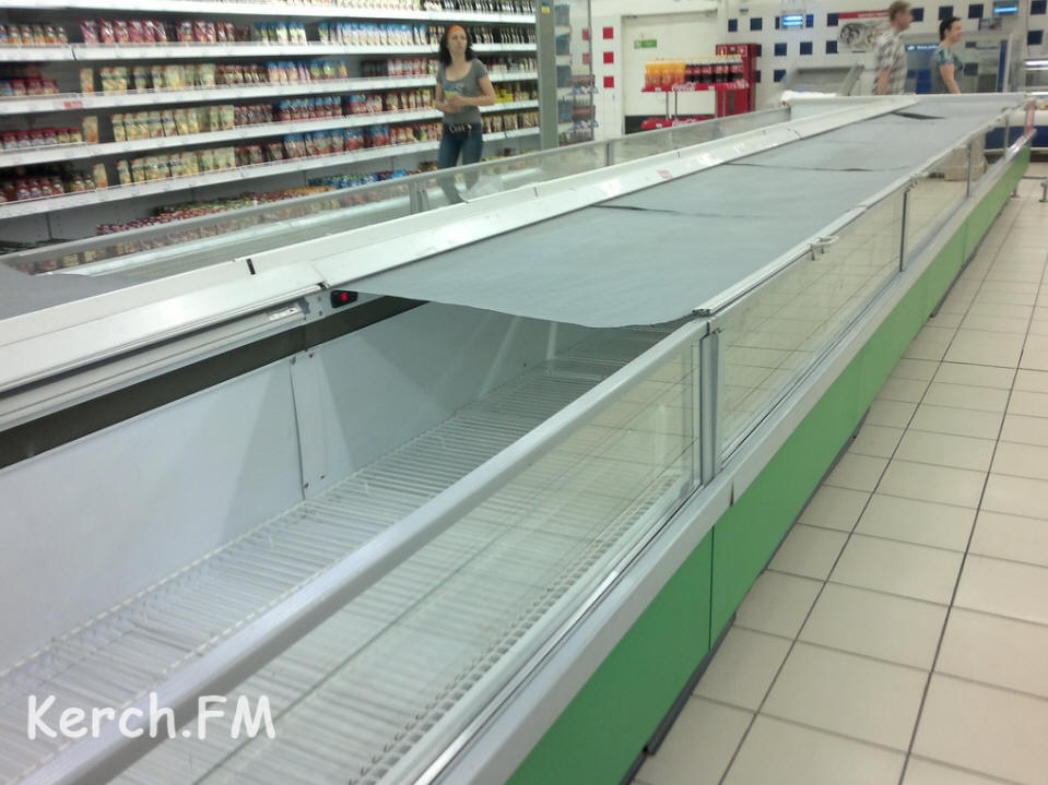 Empty Crimean Supermarket