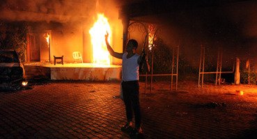 ливия протест сша консульство пожар бенгази беспорядки посол Кристофер Стивенс