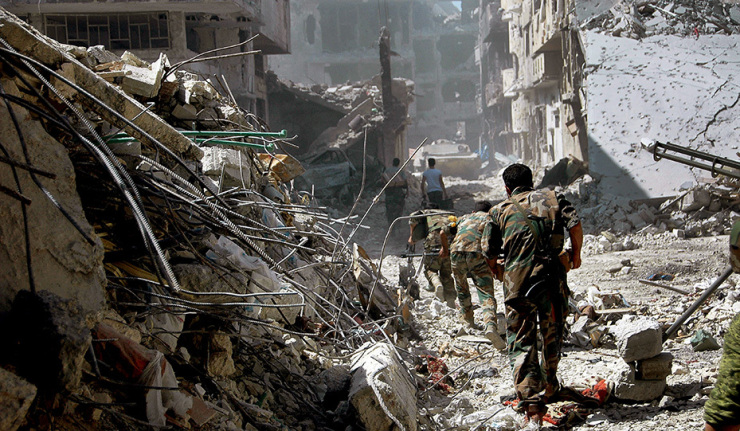 сирия война разрушения хомс сирийская армия